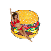 gigantic burger beach blanket