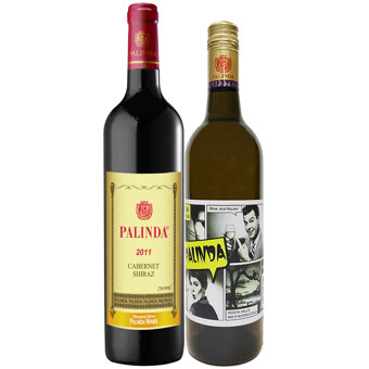 PALINDA Shiraz2011&ChnBlanc2018 Wine SET Red 750ml & White 750ml