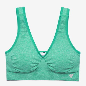 MELANGE BASIC CAMI BRA GREEN