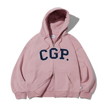 CGP Arch Logo Hooded Zip-Up_INDI PINK_S