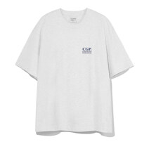 CGP Small Square Logo Short Sleeve T-shirt_M.GREY_S