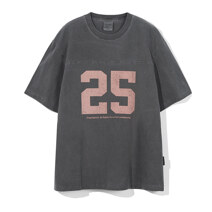 Washing 25 incision rugby short sleeve T-shirt_CHARCOAL_S