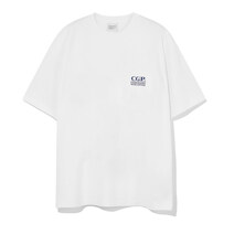 CGP Small Square Logo Short Sleeve T-shirt_WHITE_S