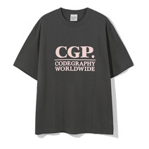 CGP Square Logo Short Sleeve T-shirt_CHARCOAL_S