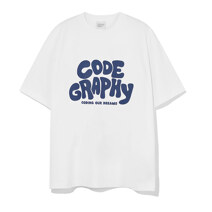 CODEGRAPHY JELLY Logo Short Sleeve T-shirt_WHITE_S