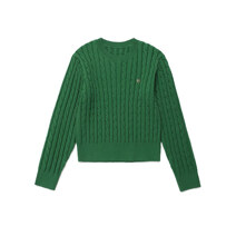 [RR]COLOR LINE CABLE KNIT_GREEN