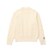 [RR]ARAN CABLE KNIT_IVORY