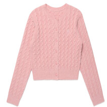 [RR]SOFT CABLE CARDIGAN_PINK