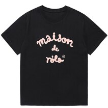 [RR]MAISON DE ROLA EMBROIDERY T-SHIRT_BLACK_XS