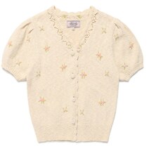 [RR]HAND FLOWER EMBROIDERY CARDIGAN_BEIGE_FREE