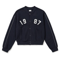 [Mmlg] PIPING SWEAT JUMPER (Authentic Navy)_S