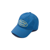 [Mmlg] COLOR BUTTON COTTON CAP (Blue)_F