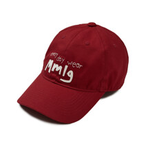 [Mmlg] PAPER CRAFT BALL CAP (WINE)_F
