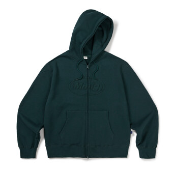 [Mmlg] OPACITY HOOD ZIPUP (DEEP GREEN)_S