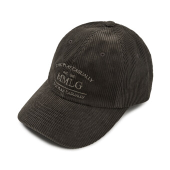 [Mmlg W] CORDUROY BALL CAP (BROWN)_F