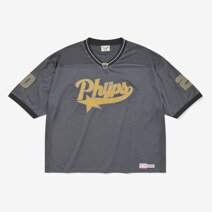 PHYPS® STAR TAIL MESH JERSEY SS_CHARCOAL_M