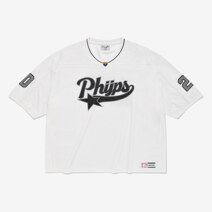 PHYPS® STAR TAIL MESH JERSEY SS_WHITE_M