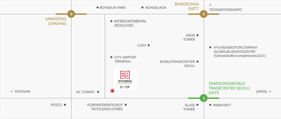 TRADE CENTER MAP